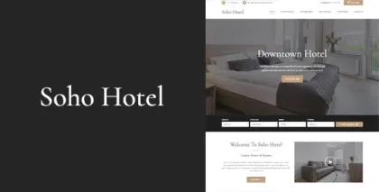 Soho Hotel Booking Calendar 4.2.2 GPL Theme