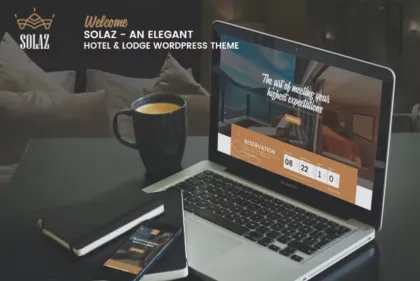 Solaz An Elegant Hotel Lodge WordPress Theme 1.2.5 GPL Theme