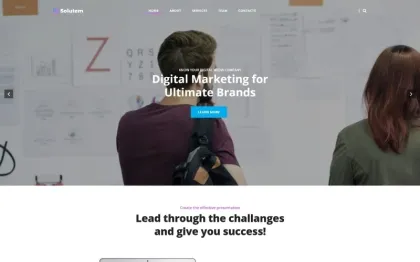 Solutem Creative Agency Multipurpose Modern WordPress Elementor Theme WordPress Theme 1.1.0 GPL Theme