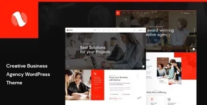 Sominx Creative Business Agency WordPress Theme 1.1.1 GPL Theme