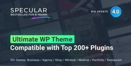 Specular Business WordPress Multi-Purpose 4.2.8 GPL Theme