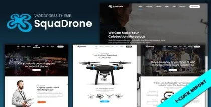 SquaDrone Drone UAV Business 1.0.9 GPL Theme