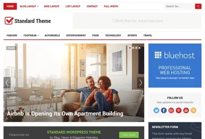 Standard Pro Theme 1.4 GPL Theme