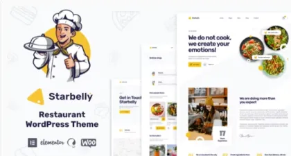 Starbelly Restaurant WordPress Theme 1.3.2 GPL Theme