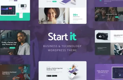 Start It Technology Startup WP Theme 1.1.5 GPL Theme