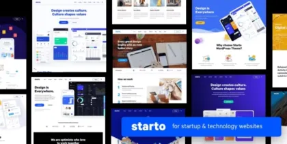 Starto | Software AI Startup WordPress 2.1.9 GPL Theme