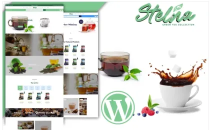 Stelna Tea Salon and Herbs Shop WooCommerce Theme 1.0.0 GPL Theme