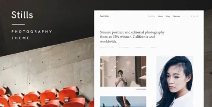 Stills — A Focused WordPress Photography Theme 1.4.3 GPL Theme