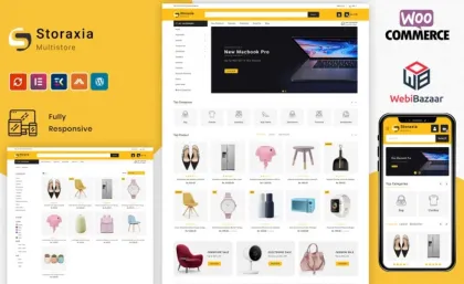 Storaxia Multipurpose WooCommerce Theme 2.0 GPL Theme