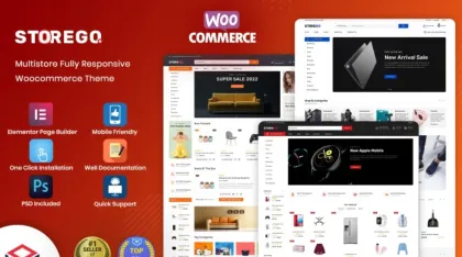 StoreGo MultiPurpose Electronic Store WooCommerce Theme 2.0 GPL Theme