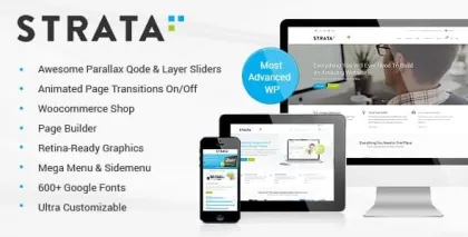 Strata Professional Multi-Purpose Theme 3.3 GPL Theme