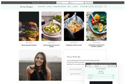 StudioPress Recipe Blogger Theme 1.2.3 GPL Theme