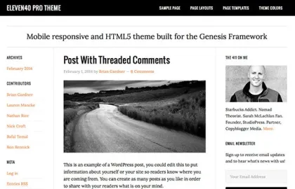 StudioPress eleven Pro Theme 2.2.3 GPL Theme