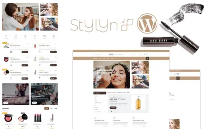 Stylyn Cosmetic And Beauty Shop WordPress Theme 1.0.0 GPL Theme