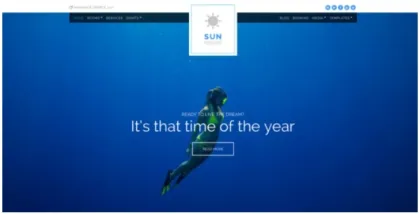 Sun Resort – CSSIgniter 1.7.2 GPL Theme