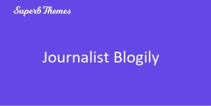 Superb JournalistBlogily 112.5 GPL Theme