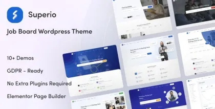 Superio – Job Board WordPress Theme 1.3.14 GPL Theme