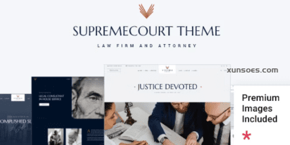SupremeCourt Law Firm and Attorney Theme 1.0.0 GPL Theme