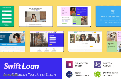Swift Loan Payday Banking Finance Theme 1.1.4 GPL Theme