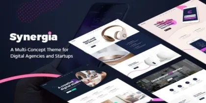 Synergia Digital Agency Theme 1.5 GPL Theme