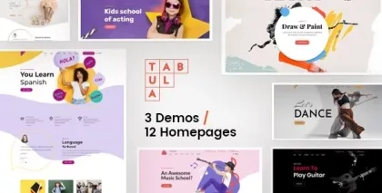 Tabula Art, Music Language School 1.2.4 GPL Theme