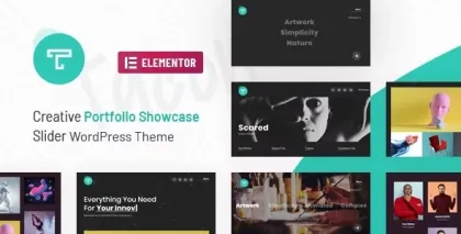 Tacon A Showcase Portfolio WordPress Theme 1.7 GPL Theme