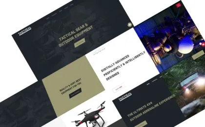 Tactical Dynamics Defence Security and Off Road WordPress theme WordPress Theme 1.1.0 GPL Theme