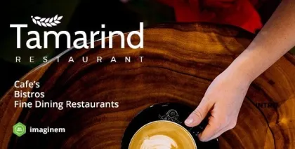 Tamarind Restaurant Theme for WordPress 2.0 GPL Theme