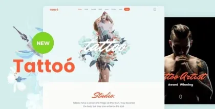 Tattoo WordPress Theme 16.6 GPL Theme