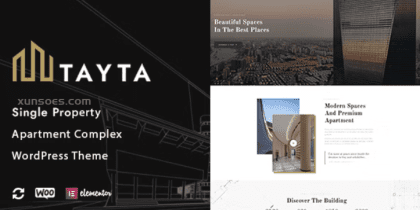 Tayta Single Property Apartment Complex Theme 1.1.5 GPL Theme
