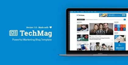 TechMag Multipurpose WordPress News and Magazine Theme 1.0.0 GPL Theme