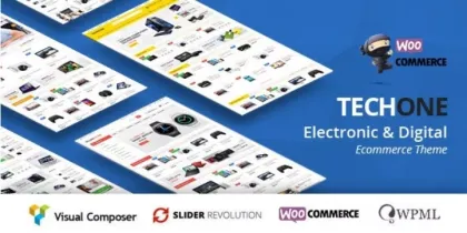 TechOne Electronics Multipurpose WooCommerce Theme ( RTL Supported ) 3.0.3 GPL Theme