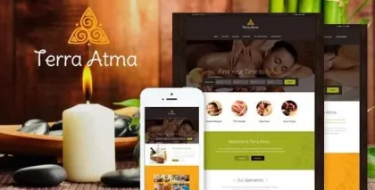 Terra Atma | Spa Massage Salon Wellness WordPress Theme 1.9 GPL Theme