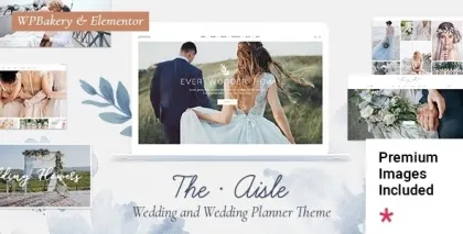 The Aisle Elegant Wedding Theme 2.6 GPL Theme