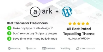 The Ark | WordPress Theme made for Freelancers 1.69.0 GPL Theme