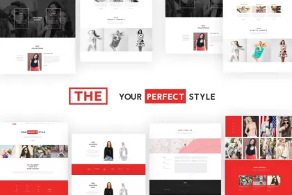 The Fashion Model Agency One Page Beauty WP Theme 1.4.4 GPL Theme