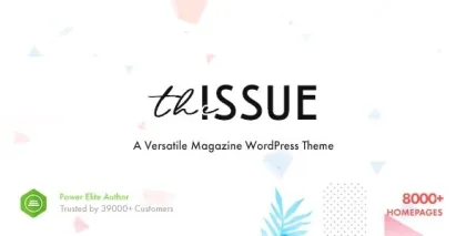 The Issue Versatile Magazine WordPress Theme 1.6.4 GPL Theme