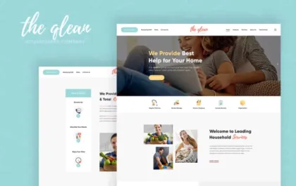 The Qlean WordPress Theme 1.2.2 GPL Theme