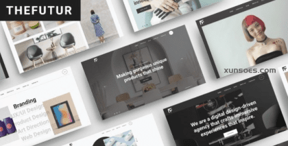 TheFutur Creative Portfolio Agency Theme 1.4.0 GPL Theme