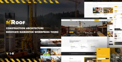 TheRoof – Construction And Architecture WordPress Theme 1.0.4 GPL Theme