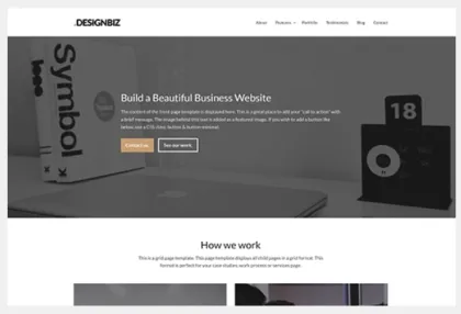 Theme Junkie – Designbiz 1.0.2 GPL Theme