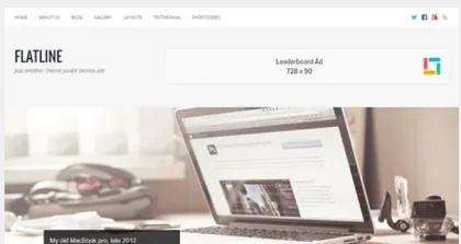 Theme Junkie – FlatLine 1.0.7 GPL Theme
