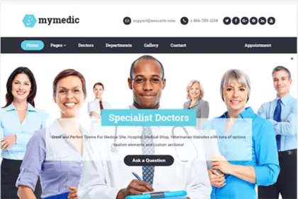 Theme Junkie – MyMedic 1.0.3 GPL Theme