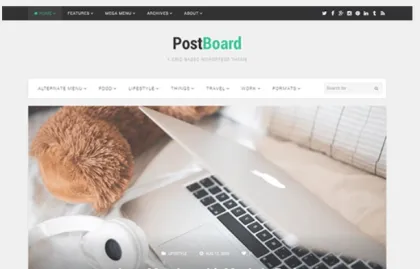 Theme Junkie – PostBoard 1.0.3 GPL Theme