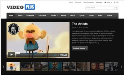 Theme Junkie – VideoPlus 1.0.7 GPL Theme