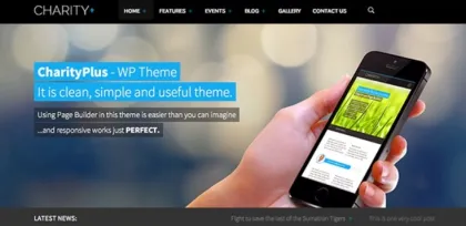 Themes Kingdom Charity+ WordPress Theme 1.7.4 GPL Theme