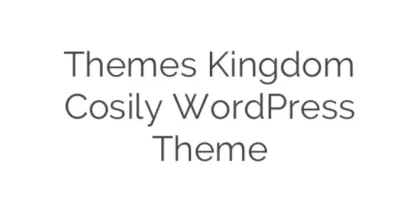 Themes Kingdom Cosily WordPress Theme 1.6 GPL Theme