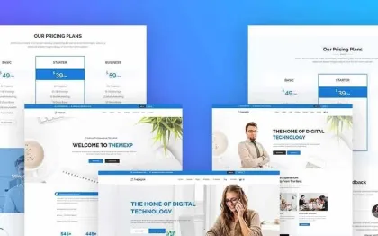 Themexp Corporate Responsive WordPress Theme 2.0.0 GPL Theme