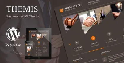 Themis Law Lawyer Business WordPress Theme 4.3 GPL Theme