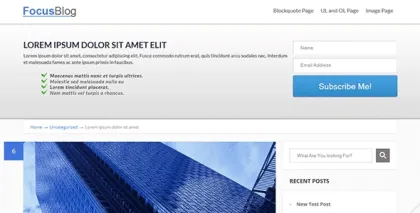 Thrive FocusBlog Theme 2.2.1 GPL Theme